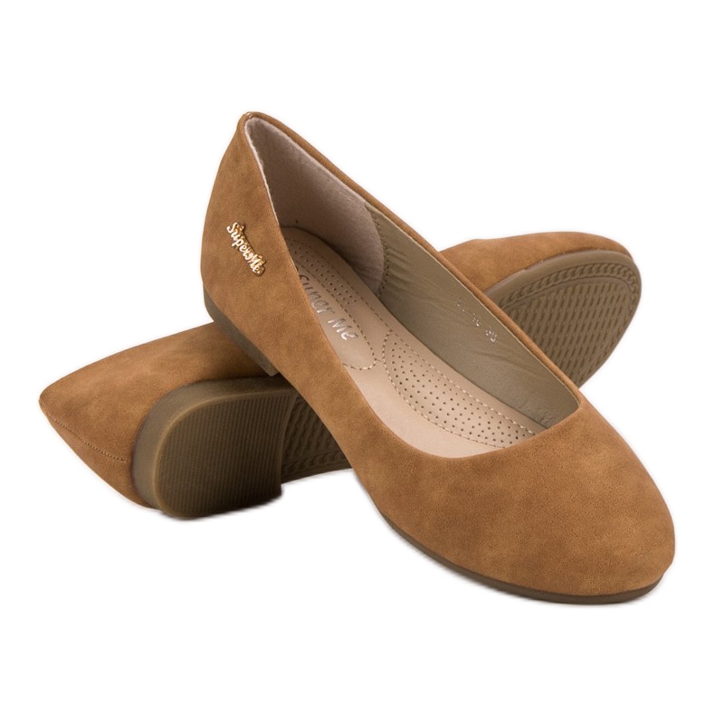 Super Me Ballerines brun 1