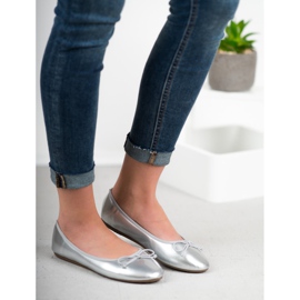 Renda Ballerine Avec Noeud gris 1