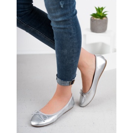 Renda Ballerine Avec Noeud gris 2