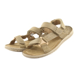 Sandales de sport velcro Riko 806 olive multicolore 3