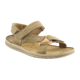 Sandales de sport velcro Riko 806 olive multicolore 1