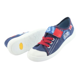 Chaussures pour enfants Befado 251Y101 rouge bleu marine bleu 5