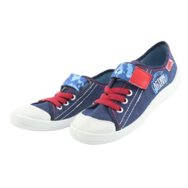 Chaussures pour enfants Befado 251Y101 rouge bleu marine bleu 3