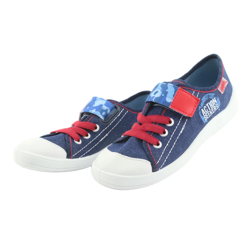 Chaussures pour enfants Befado 251Y101 rouge bleu marine bleu 3