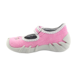 Chaussures enfant Befado 109P180 gris rose 2