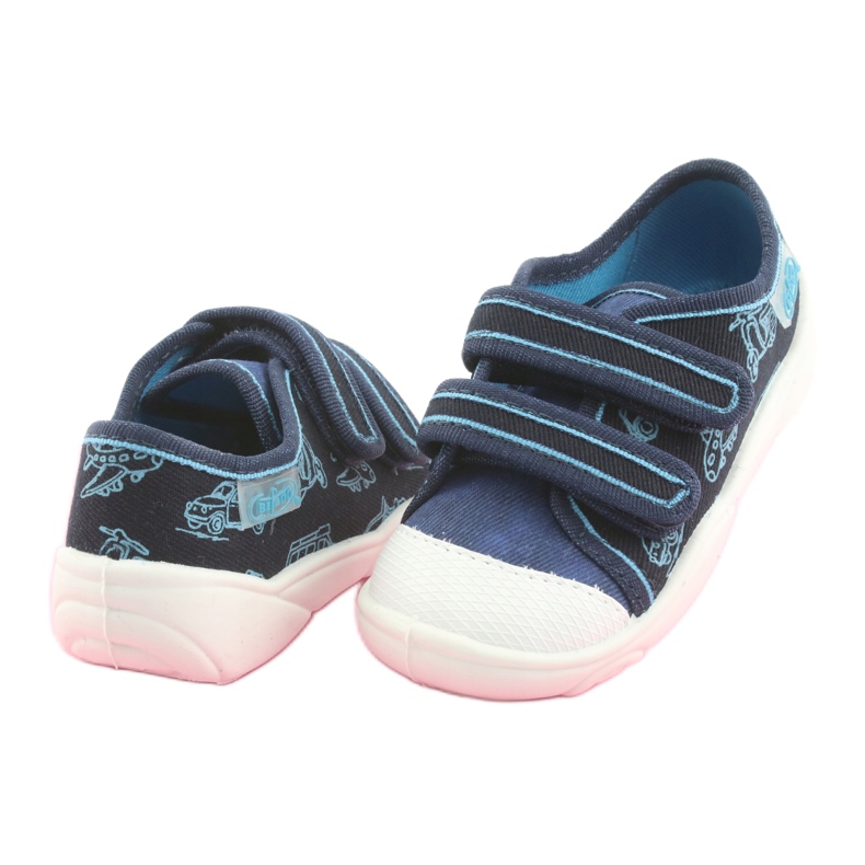 Chaussures enfant Befado 907P102 bleu marin bleu 4