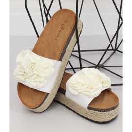 Chaussons Espadrilles Blanc N-35 Blanc 1