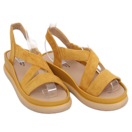Sandales pour femmes jaunes G-199 Jaune 2
