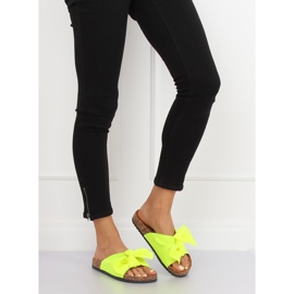 Chaussons jaune fluo 218-212 Vert 2