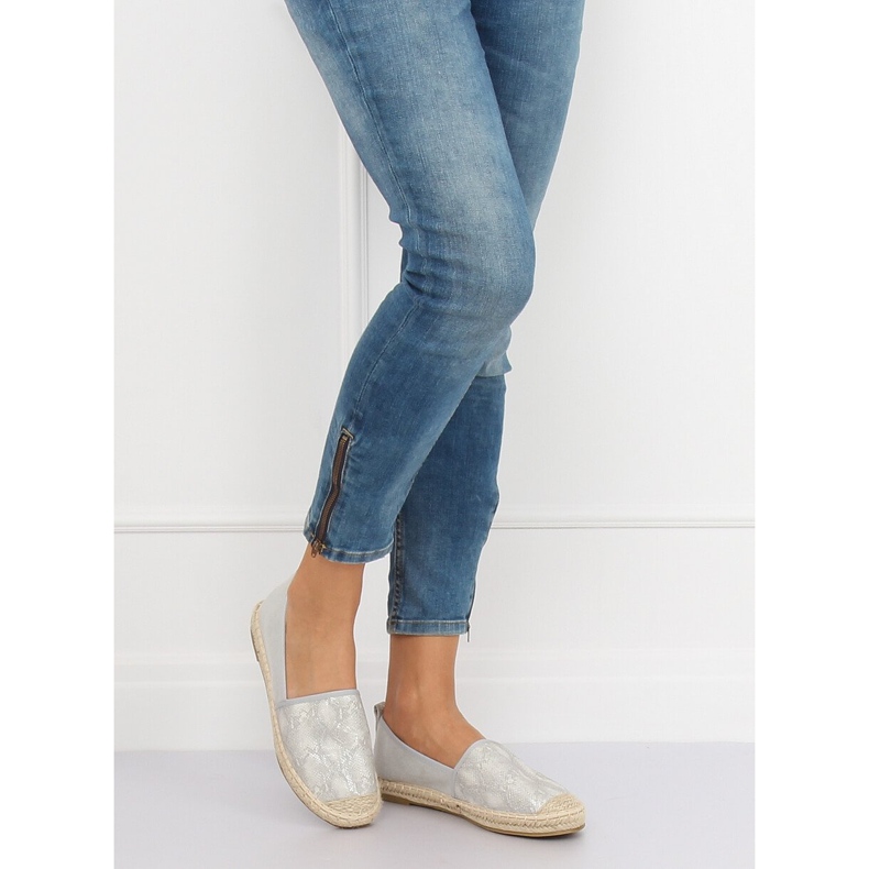 Espadrilles grises pour femmes A629-ESP-1 Gris 1