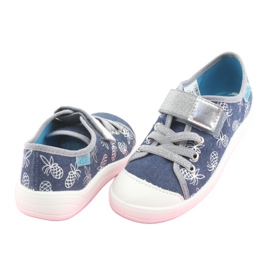 Chaussures pour enfants Befado 251Y125 gris bleu marine 4