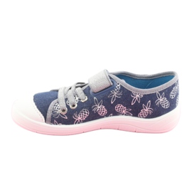 Chaussures pour enfants Befado 251Y125 gris bleu marin 2