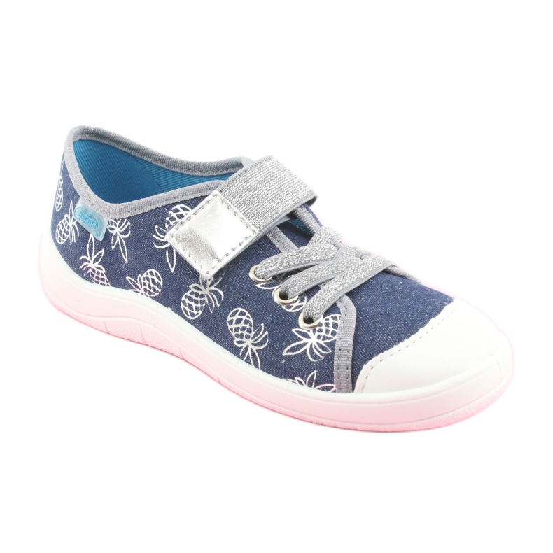 Chaussures pour enfants Befado 251Y125 gris bleu marine 1