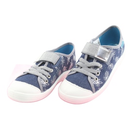 Chaussures pour enfants Befado 251Y125 gris bleu marin 3