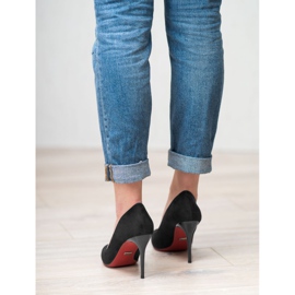 Jumex Talons en daim le noir 2