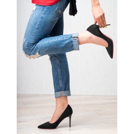 Jumex Talons en daim le noir 1