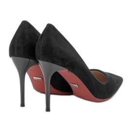 Jumex Talons en daim le noir 5