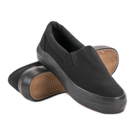 SHELOVET Slipons décontractés noir 1