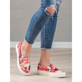 SHELOVET Slipons décontractés rose 1