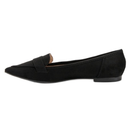 Super Me Ballerine En Daim En Spitz le noir 2