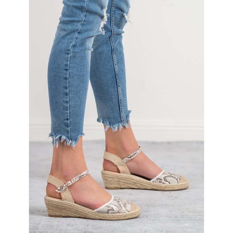 Best Shoes Espadrilles Compensées brun 2