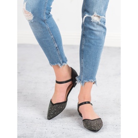 Primavera Ballerines Fixées Avec Oxyde De Zirconium noir 2