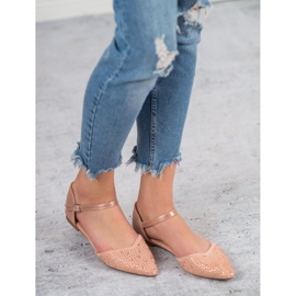 Primavera Ballerines Fixées Avec Oxyde De Zirconium rose 2