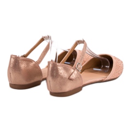 Primavera Ballerines Fixées Avec Oxyde De Zirconium rose 1