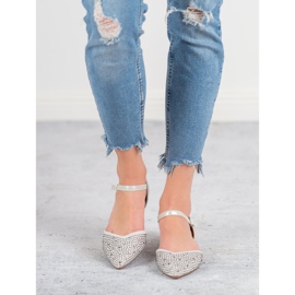 Primavera Ballerines Fixées Avec Oxyde De Zirconium gris 1 Primavera Ballerines Fixées Avec Oxyde De Zirconium gris 1