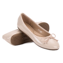 Renda Ballerine Avec Noeud brun 3