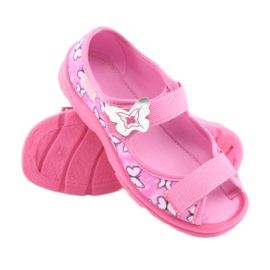 Chaussures enfant Befado 969X134 violet rose 3