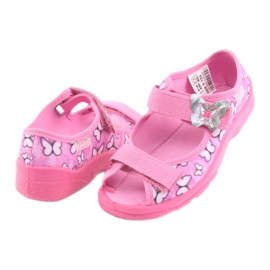 Chaussures enfant Befado 969X134 violet rose 4