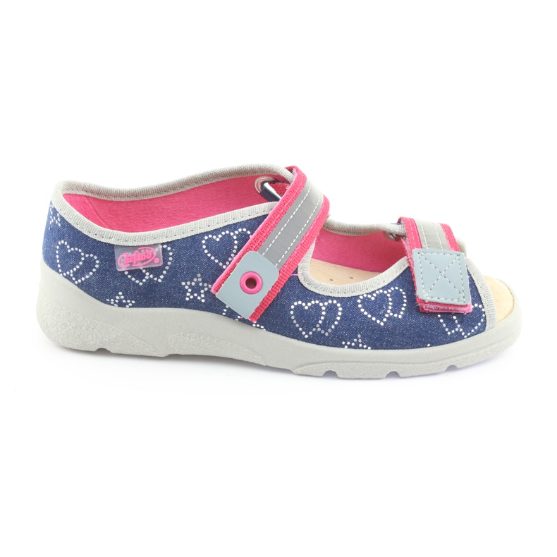 Chaussures pour enfants Befado 869Y134 bleu marine rose multicolore 1