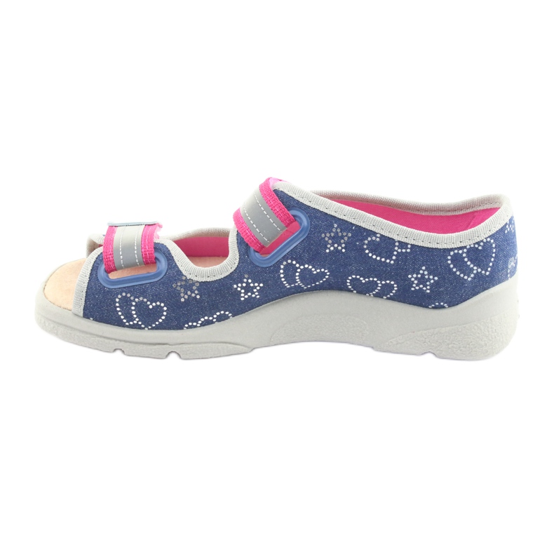 Chaussures pour enfants Befado 869Y134 gris rose bleu marine 2