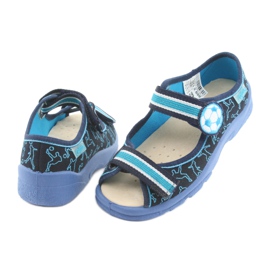 Chaussures pour enfants Befado 869Y130 bleu bleu marin 4