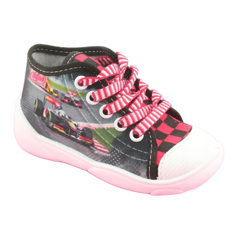 Chaussures enfant Befado 218P050 gris rouge 1