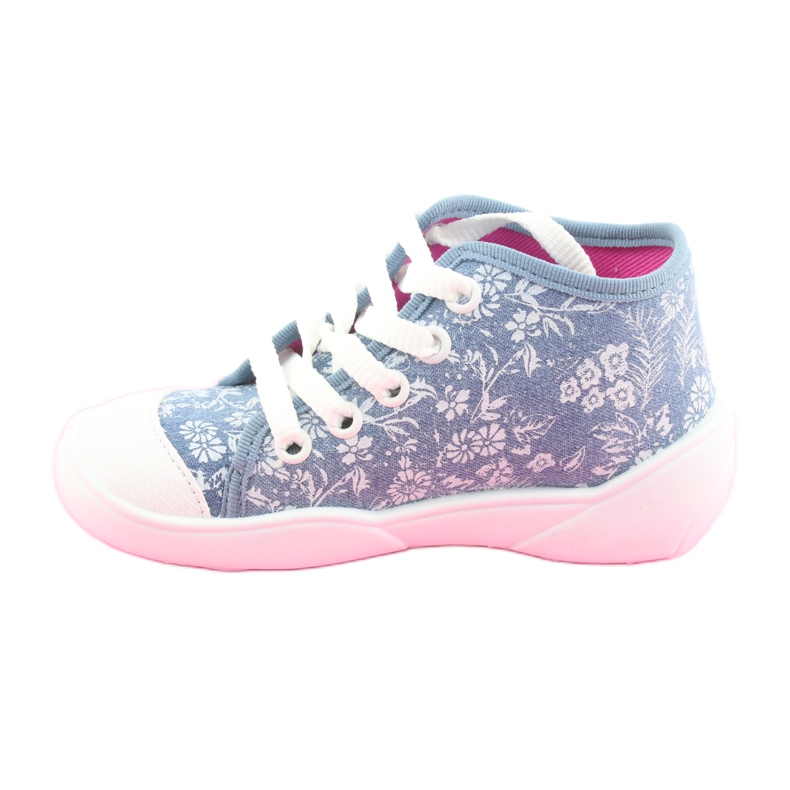 Chaussures enfant Befado 218P056 blanc bleu 2