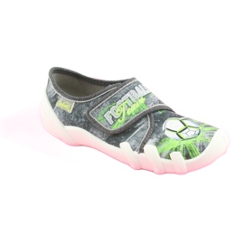 Chaussures pour enfants Befado 273Y254 le noir gris vert 1