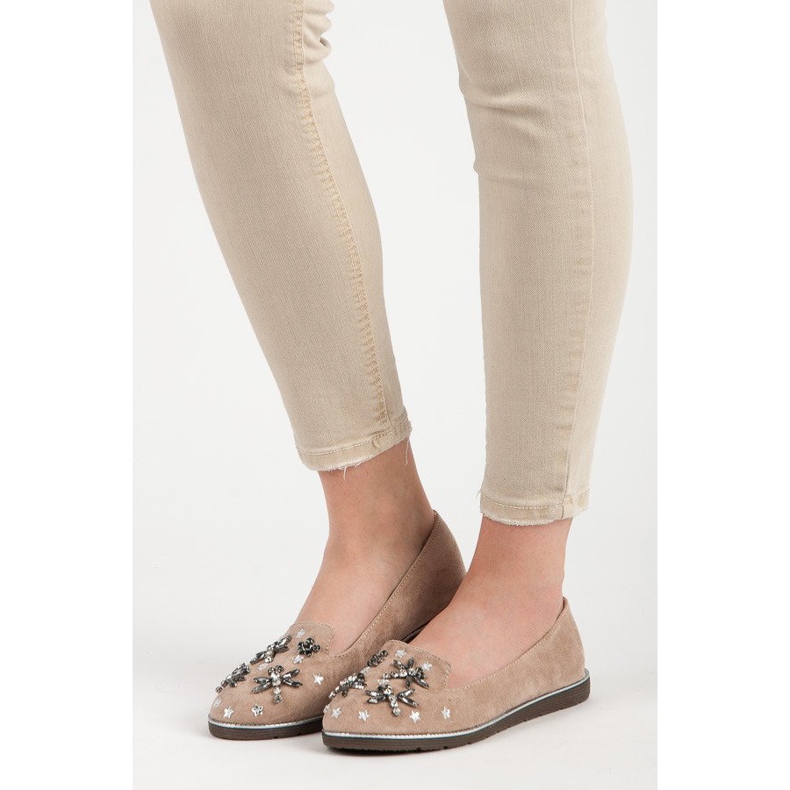 Fama Seigneurs en daim avec ornements brun 1