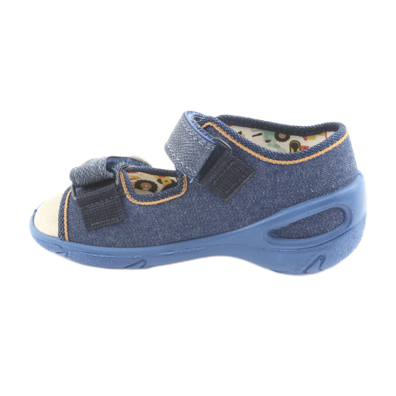 Befado chaussures pour enfants pu 065P126 brun bleu marin 2
