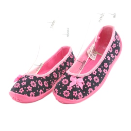 Chaussures enfant Befado 980X093 le noir rose 3