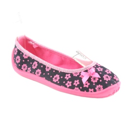 Chaussures enfant Befado 980X093 le noir rose 1