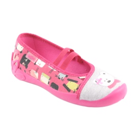 Chaussures enfant Befado 116X226 gris rose 1