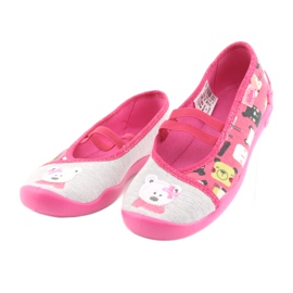 Chaussures enfant Befado 116X226 gris rose 3 Chaussures enfant Befado 116X226 gris rose 3
