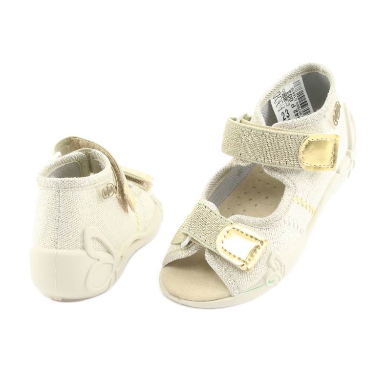 Chaussures enfant Befado jaune 342P003 brun 4