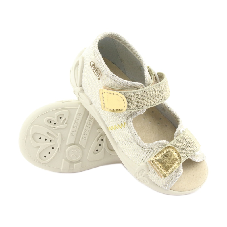 Chaussures enfant Befado jaune 342P003 brun 3