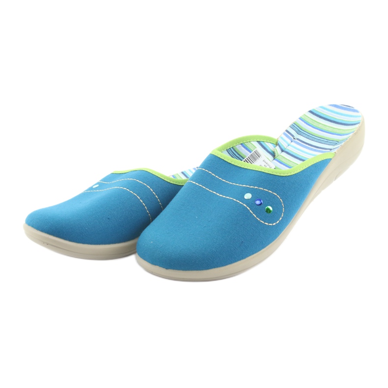 Chaussures femme Befado pu 552D008 bleu vert 3