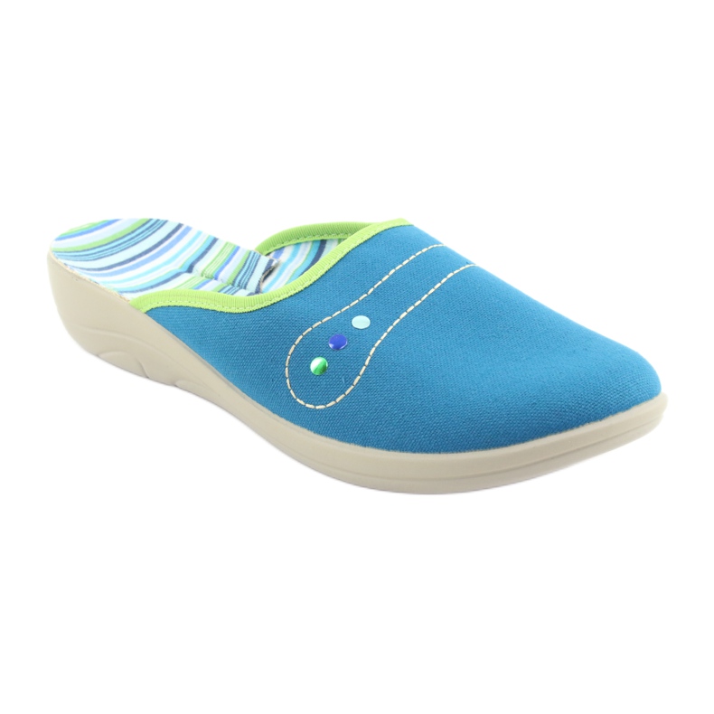 Chaussures femme Befado pu 552D008 bleu vert 1