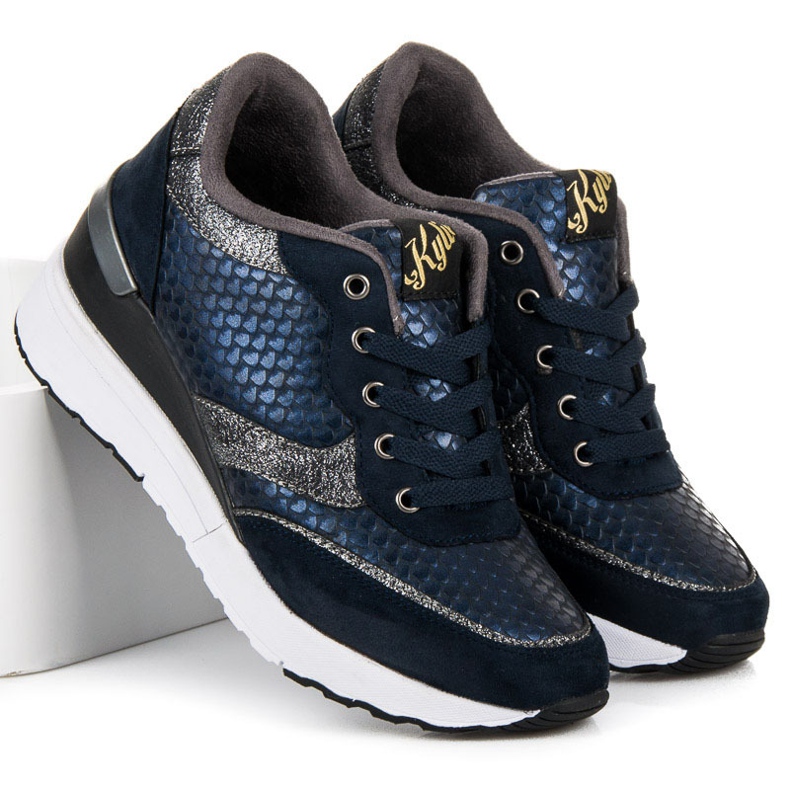 Kylie Chaussures bleu marine à motif 1 Kylie Chaussures bleu marine à motif 1