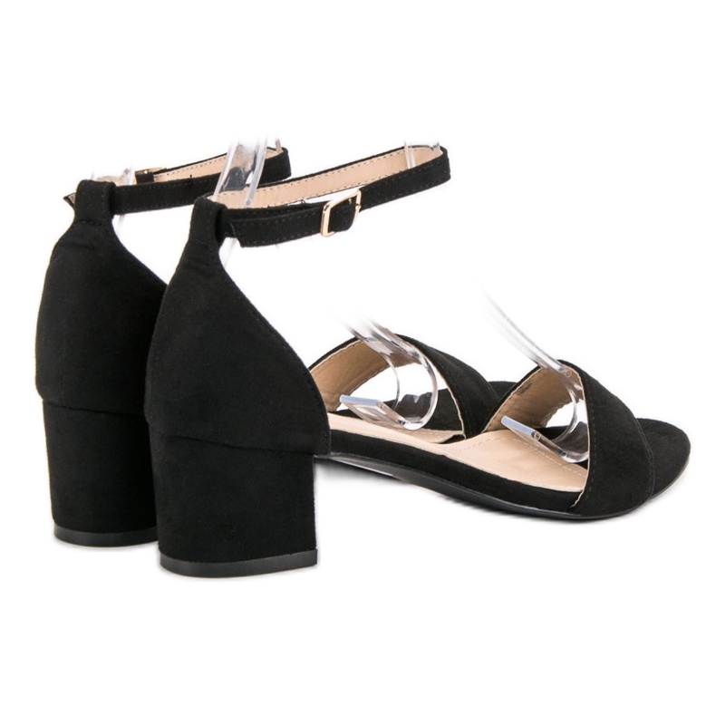 SHELOVET Sandales noires classiques le noir 1